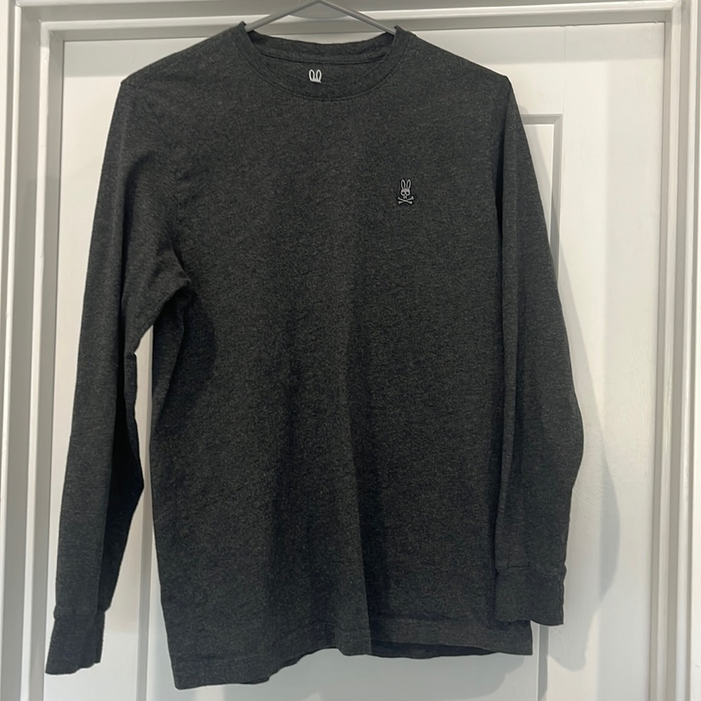 Psycho Bunny long sleeve Size 3 gray t-shirt